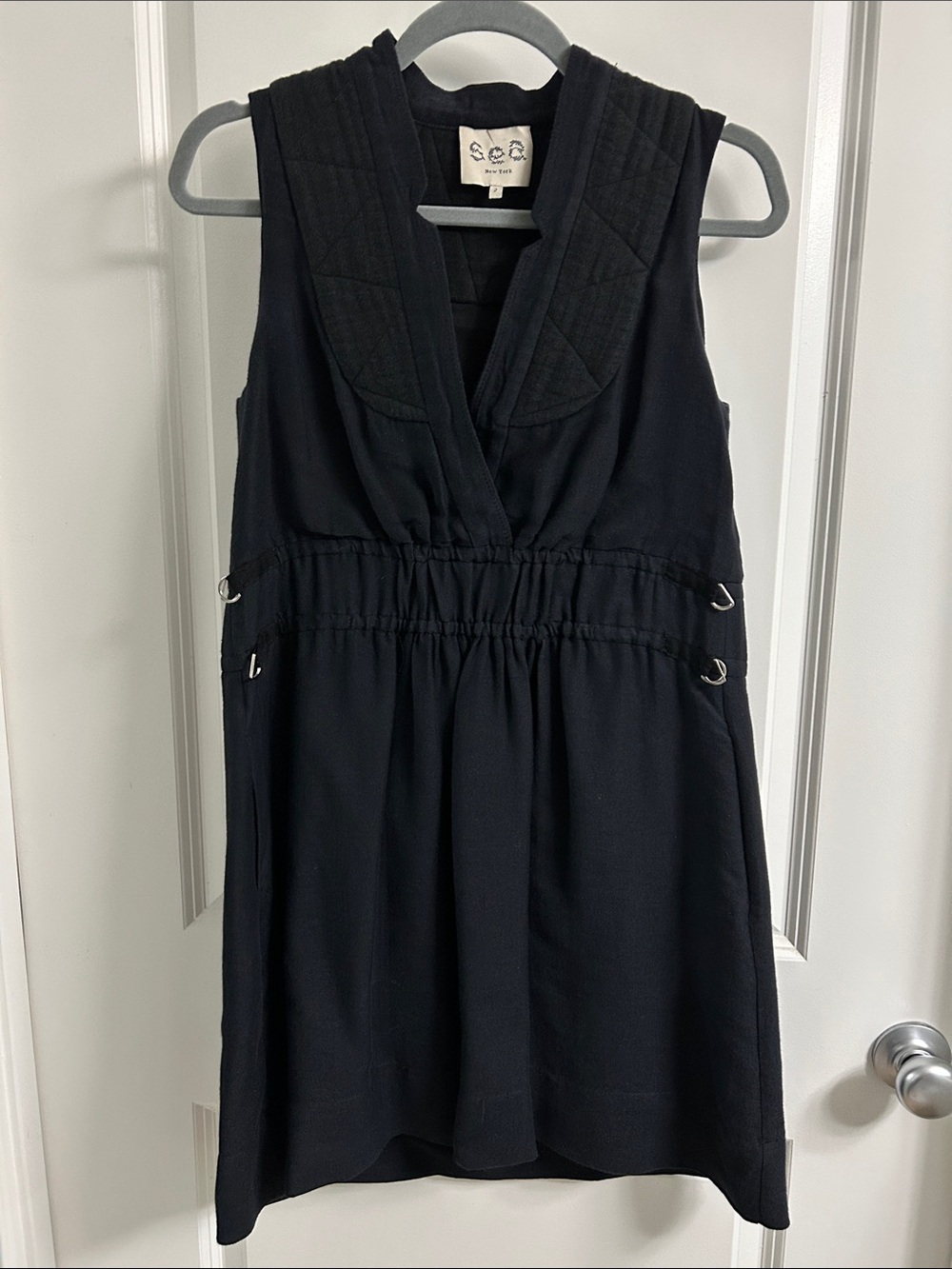 Sea NY - quilted front mini dress